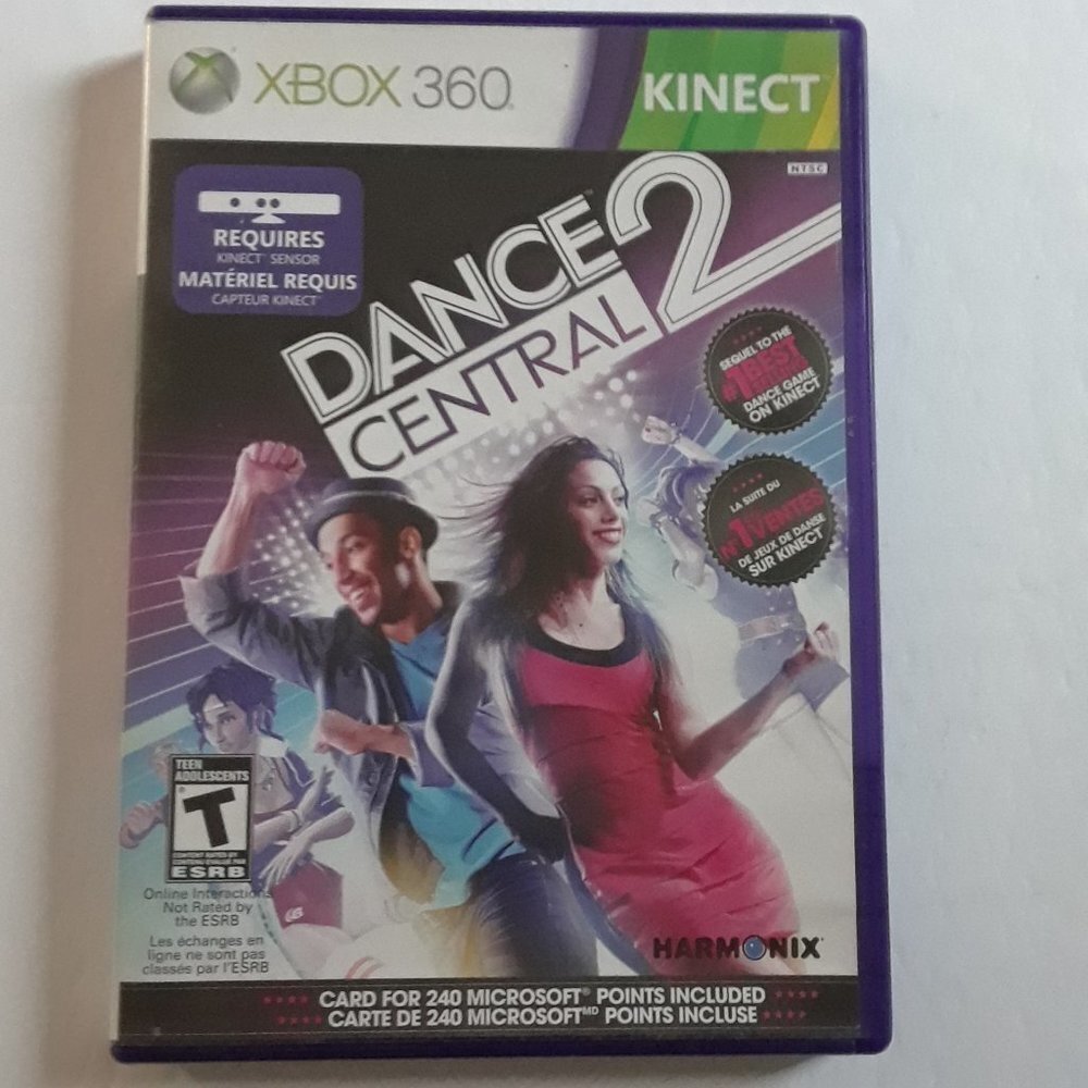 Dance Central 2 ( Xbox 360,2011 ) with manual